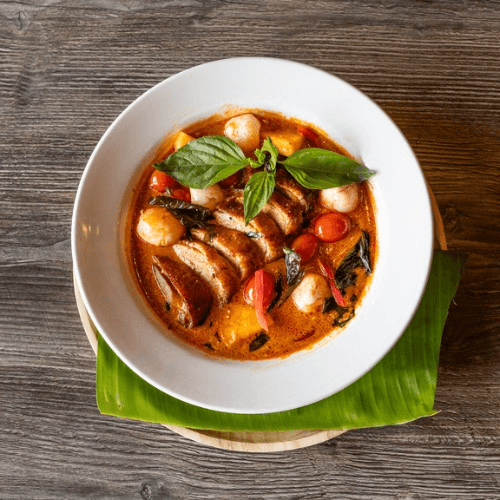 Red Curry with Rice.