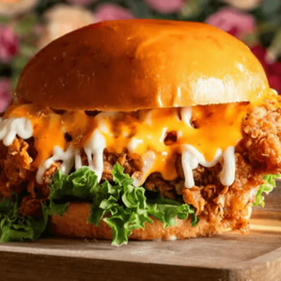 Zinger Chicken Burger.