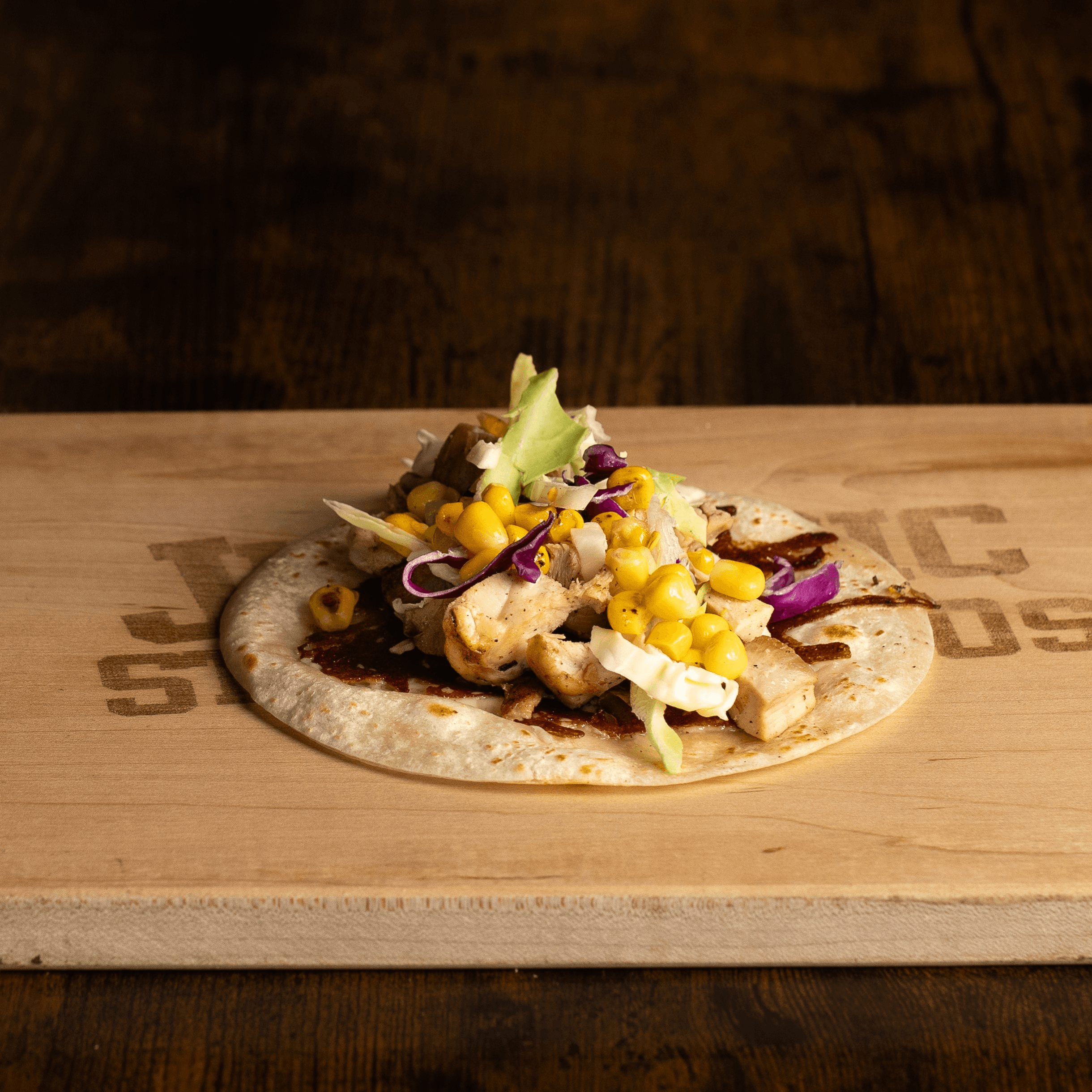 Grilled Chicken Taco.