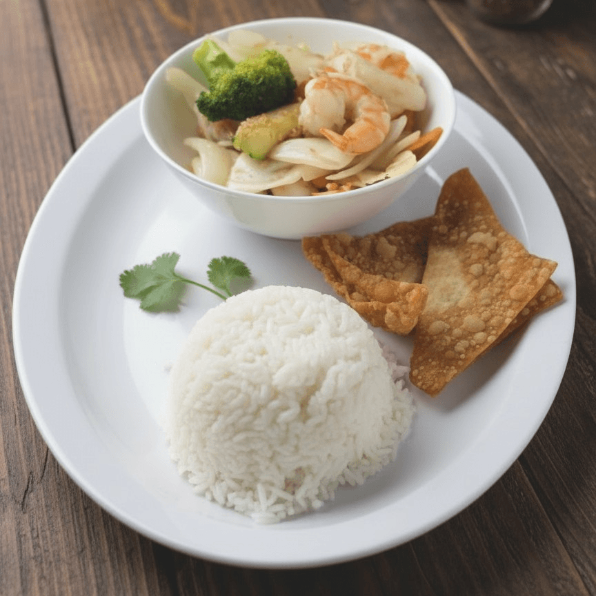 Mixed Vegetables Lunch.