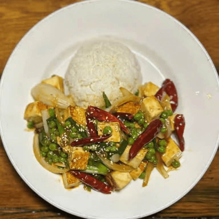 Chef's Signature Crispy Tofu.