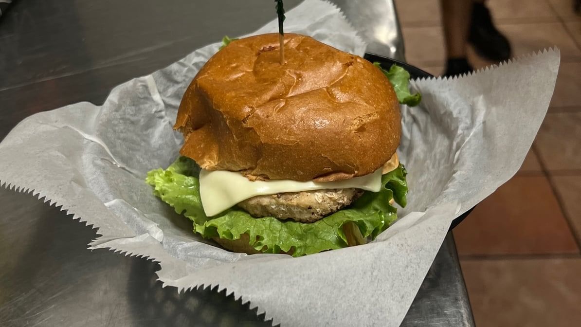 Turkey Burger Sandwich.