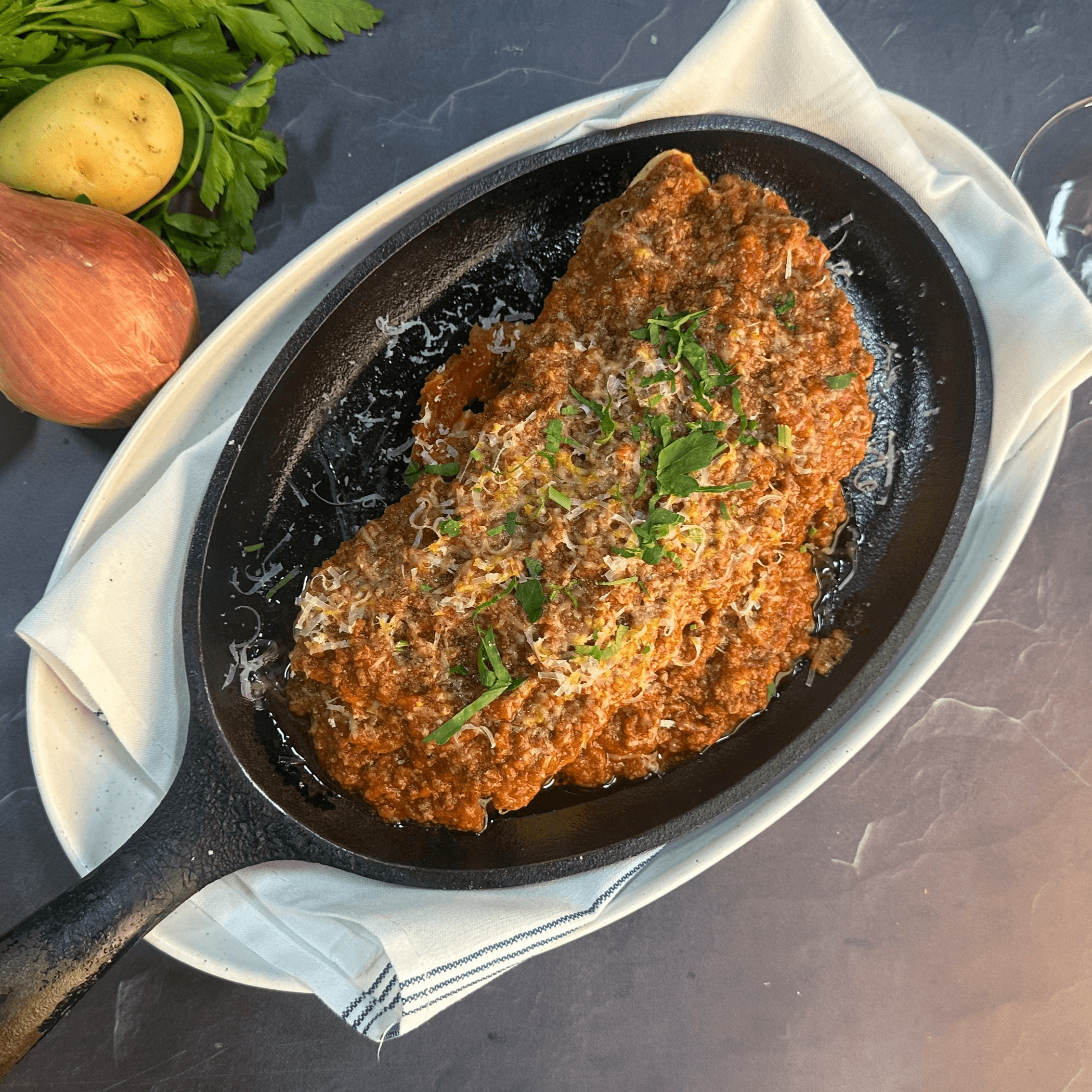 40 Layer Beef Lasagna.