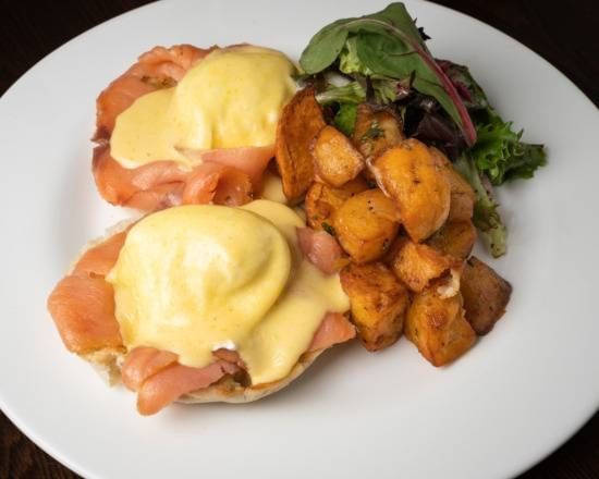 Smoked Salmon Egg Benedict.