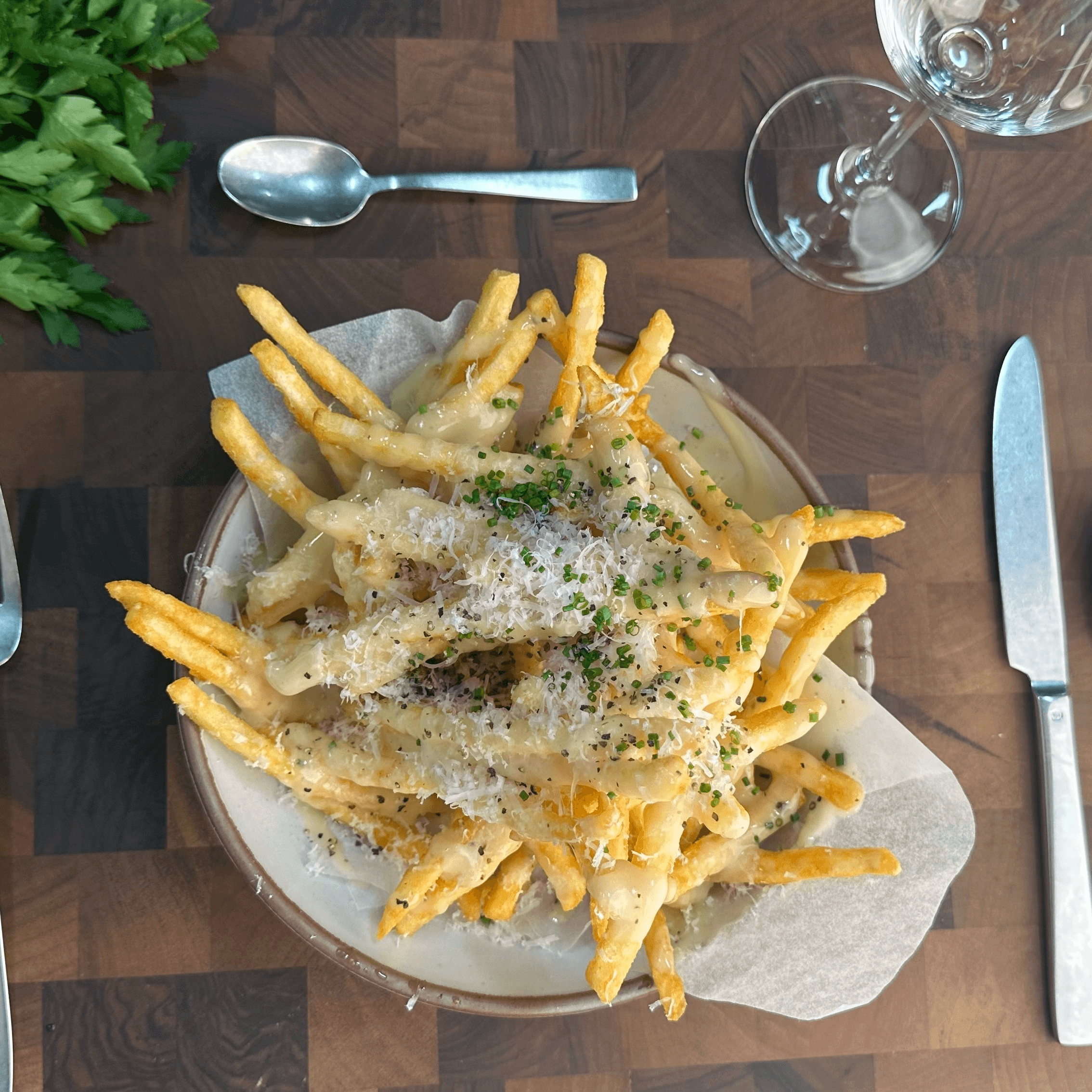 Truffle Parmesan Fries.