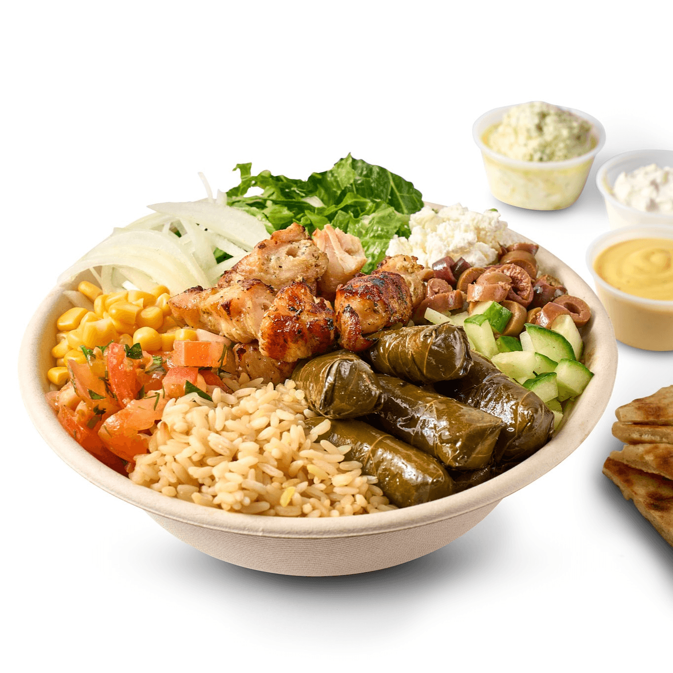 Chicken Souvlaki Bowl.