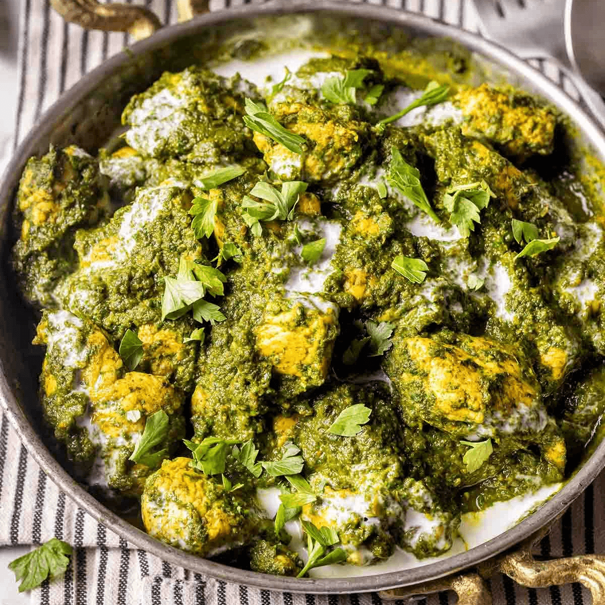 Saag Chicken.