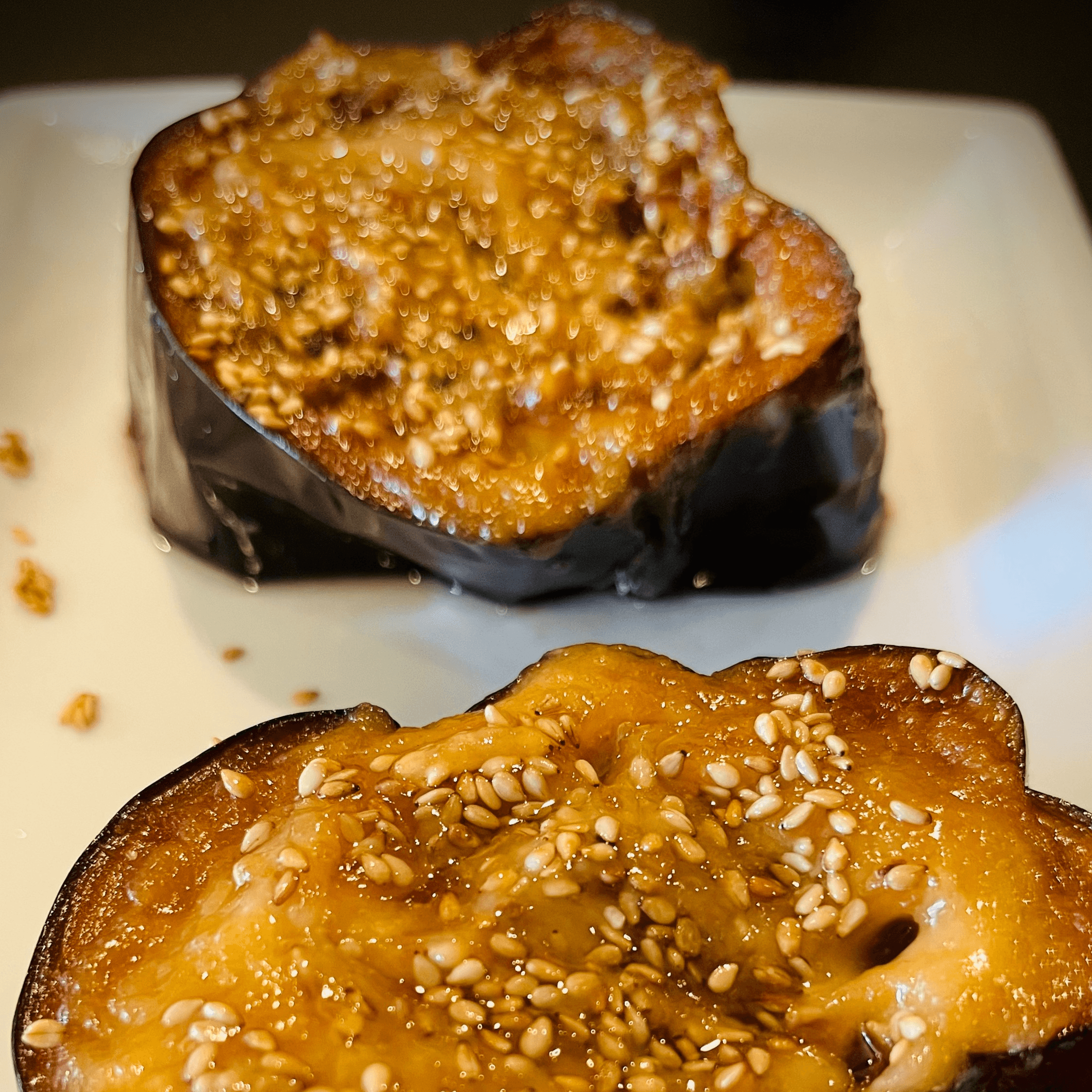 38. Eggplant Miso-Yaki.