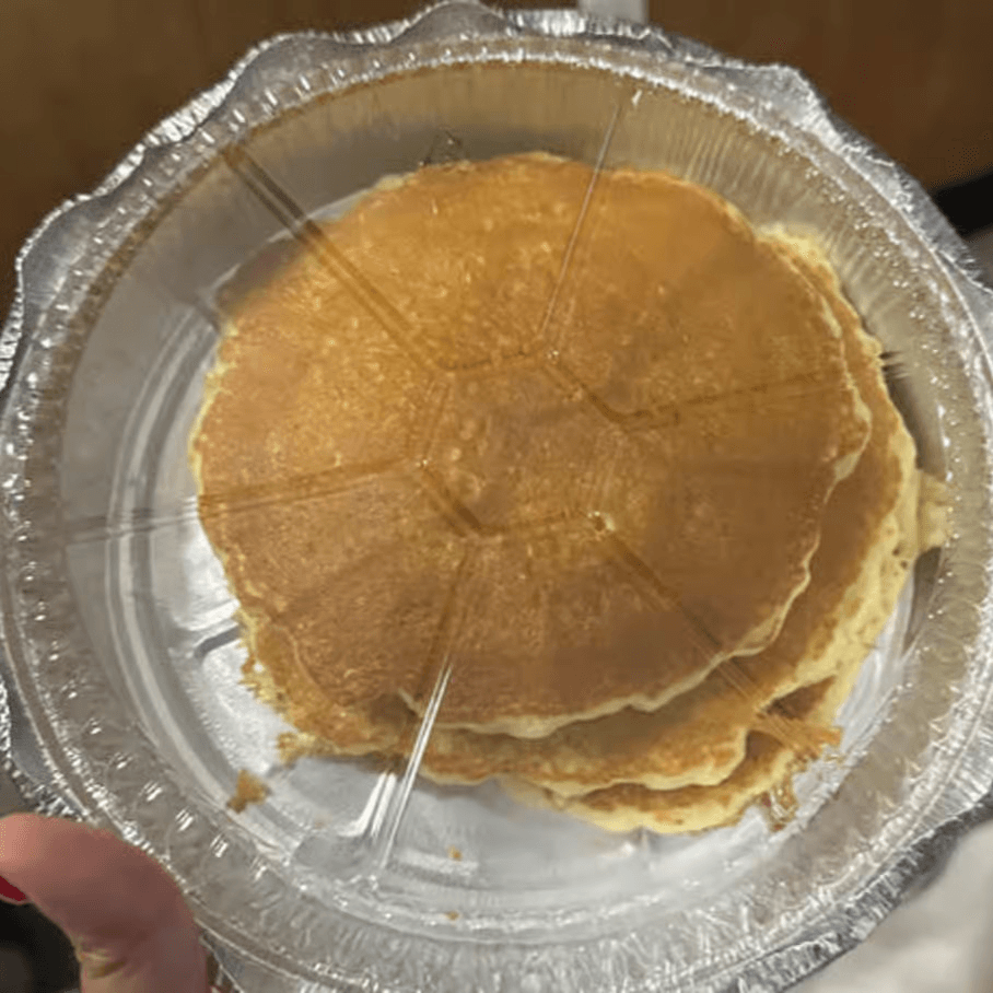 Buttermilk Pancakes with Two Eggs.