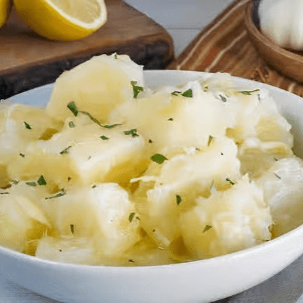 Yuca con mojo.