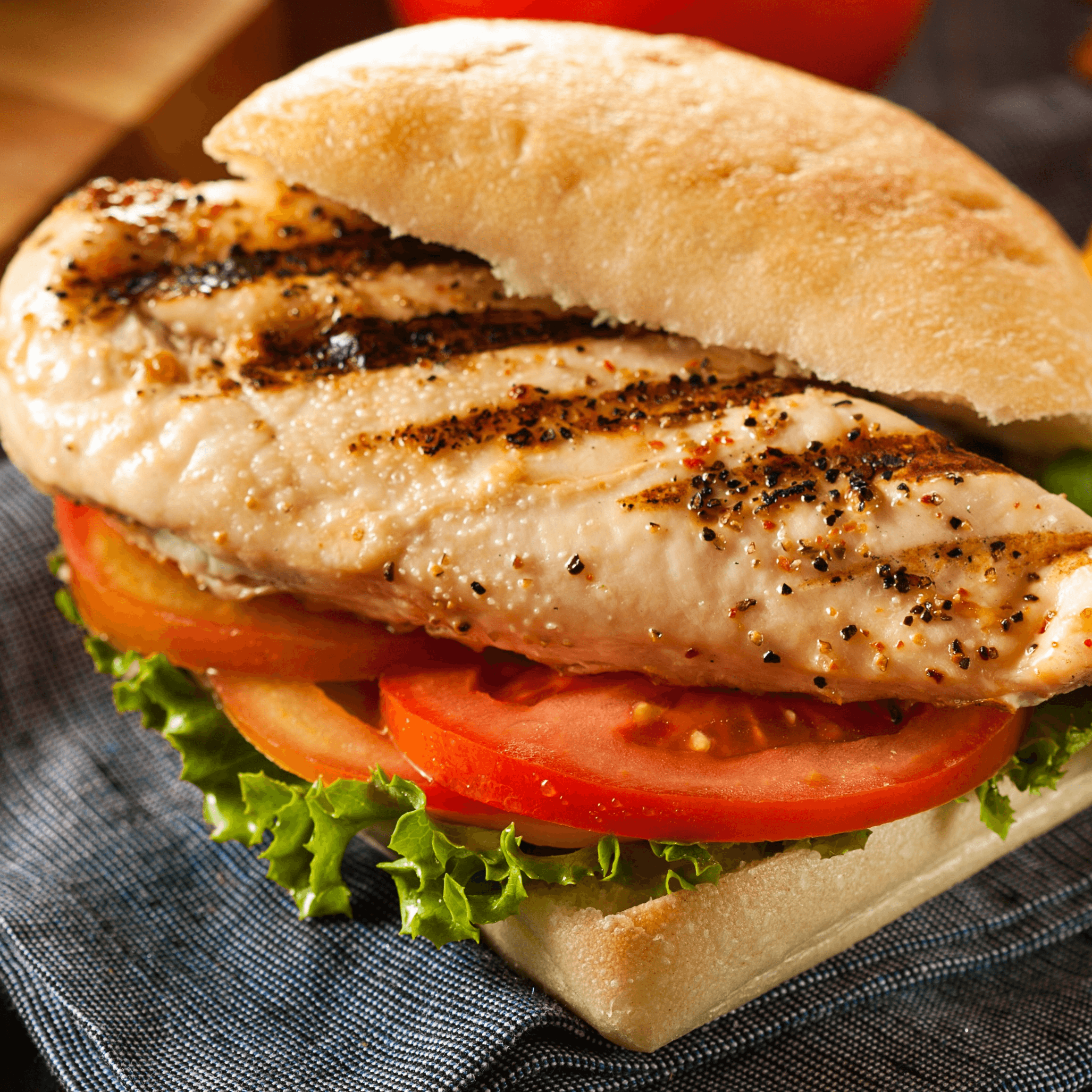 Chicken Breast Sandwich.