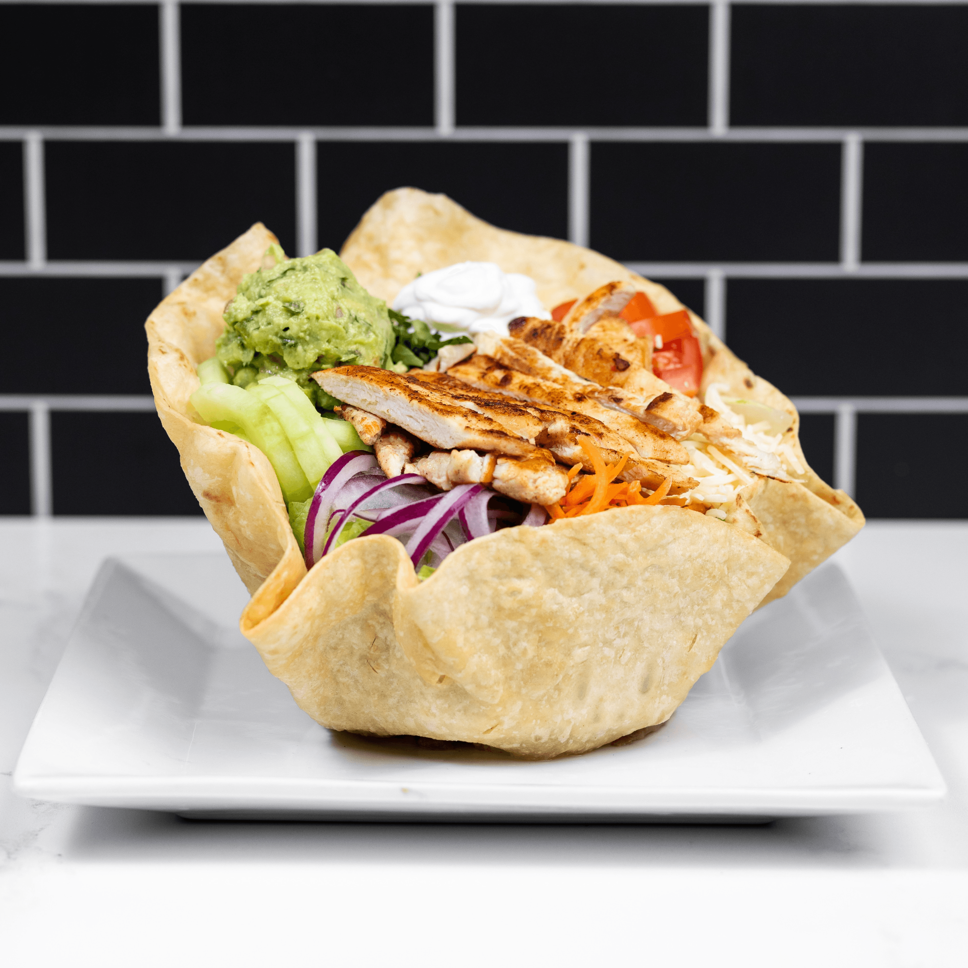 Taco Salad - WITH PROTEIN.