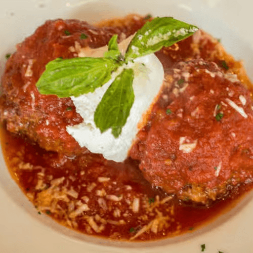 Penne Ricotta and Meatballs.