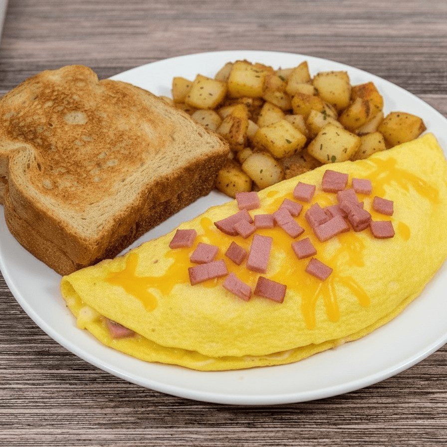 Ham and Cheese Platter (Omelette Only).
