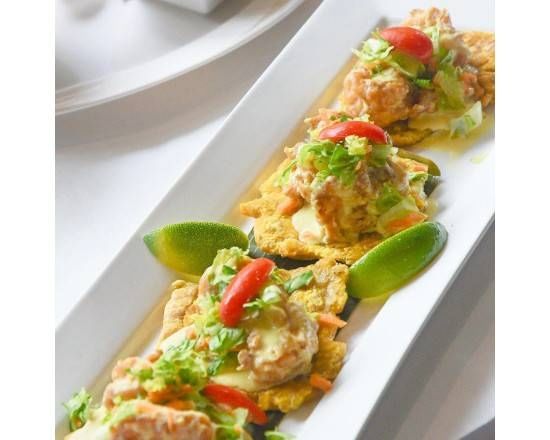 Patacones Sabor Latino.