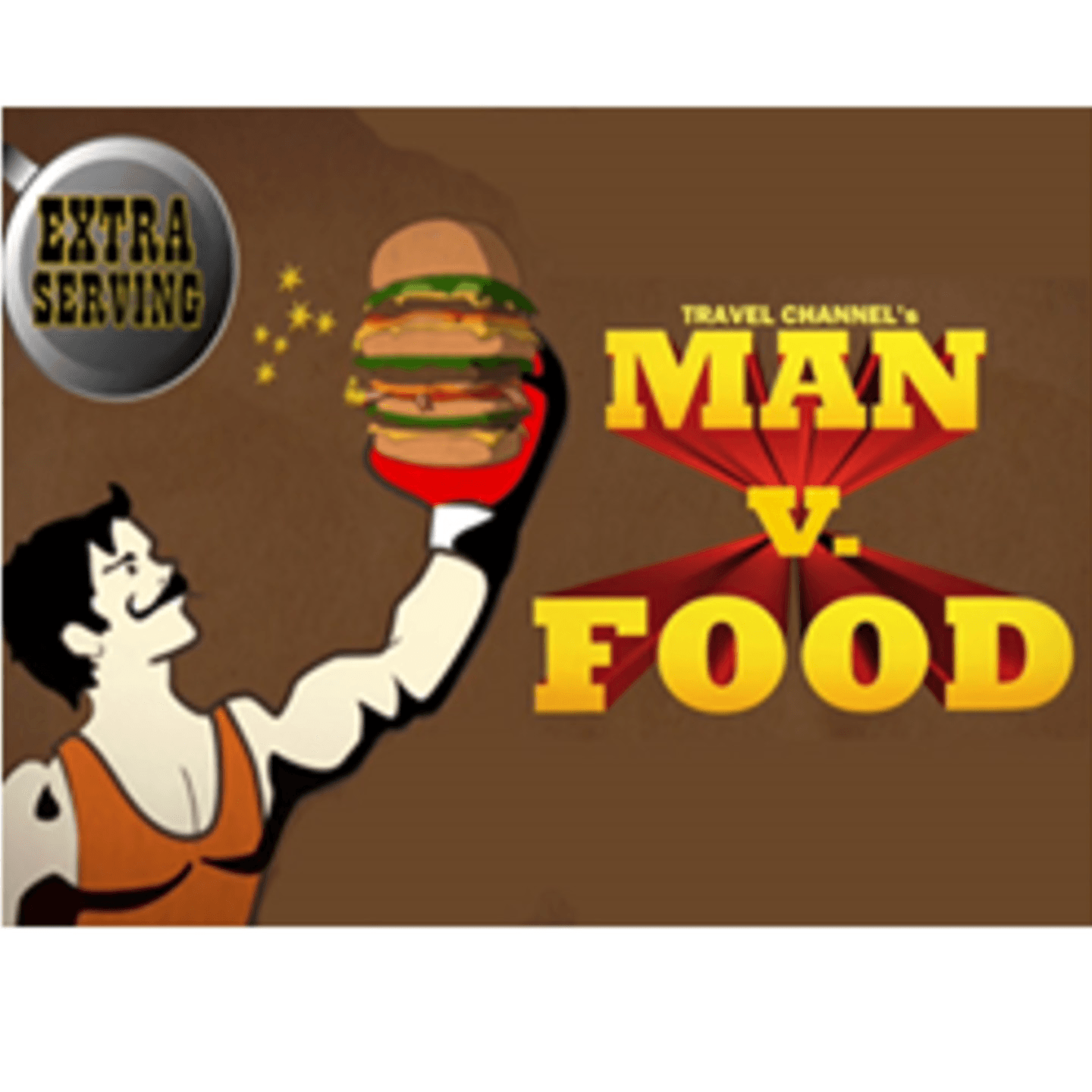 Man Vs Food at Stuff Yer Face!