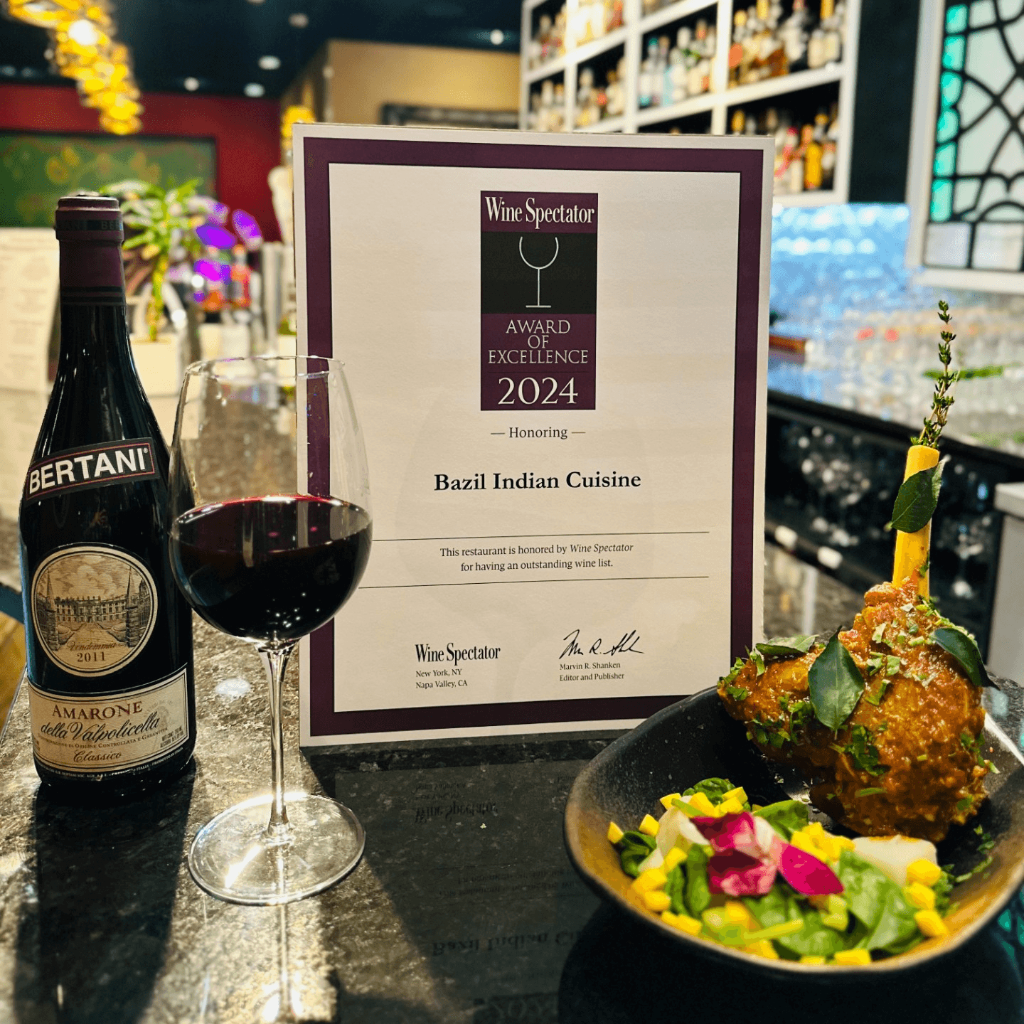 Bazil Wine List