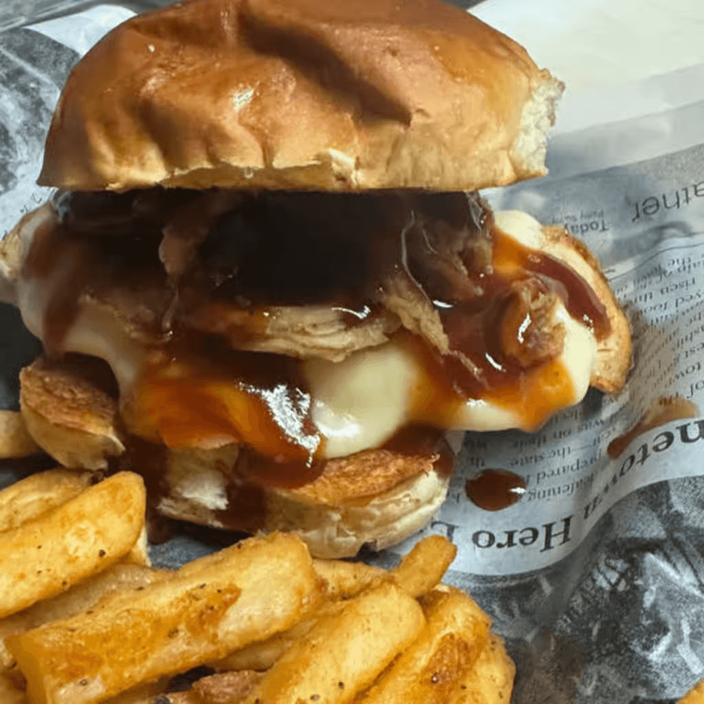 Fez Grilled Chicken Sandwich.