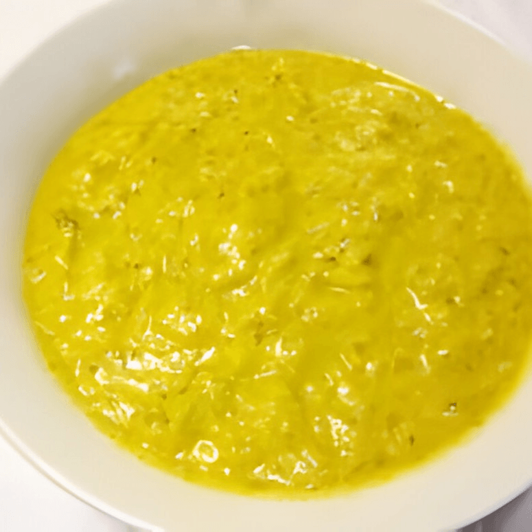 Vegetable coconut curry.