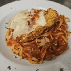 Creole Chicken Parmesan.