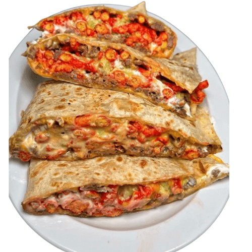 Hot Chettos Quesadilla.