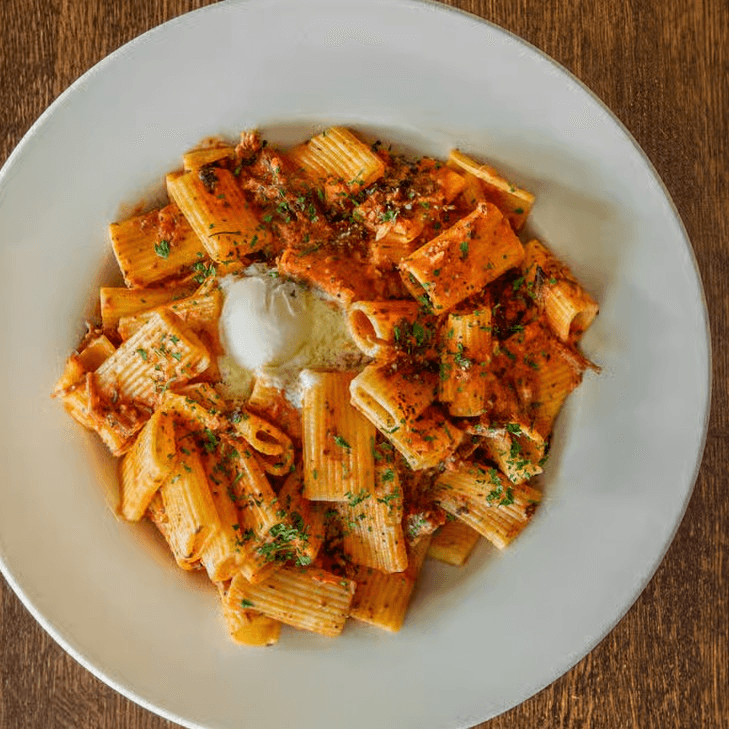Short Rib Rigatoni.