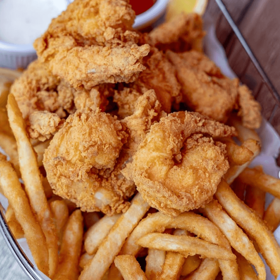 Southern Fried Shrimp.