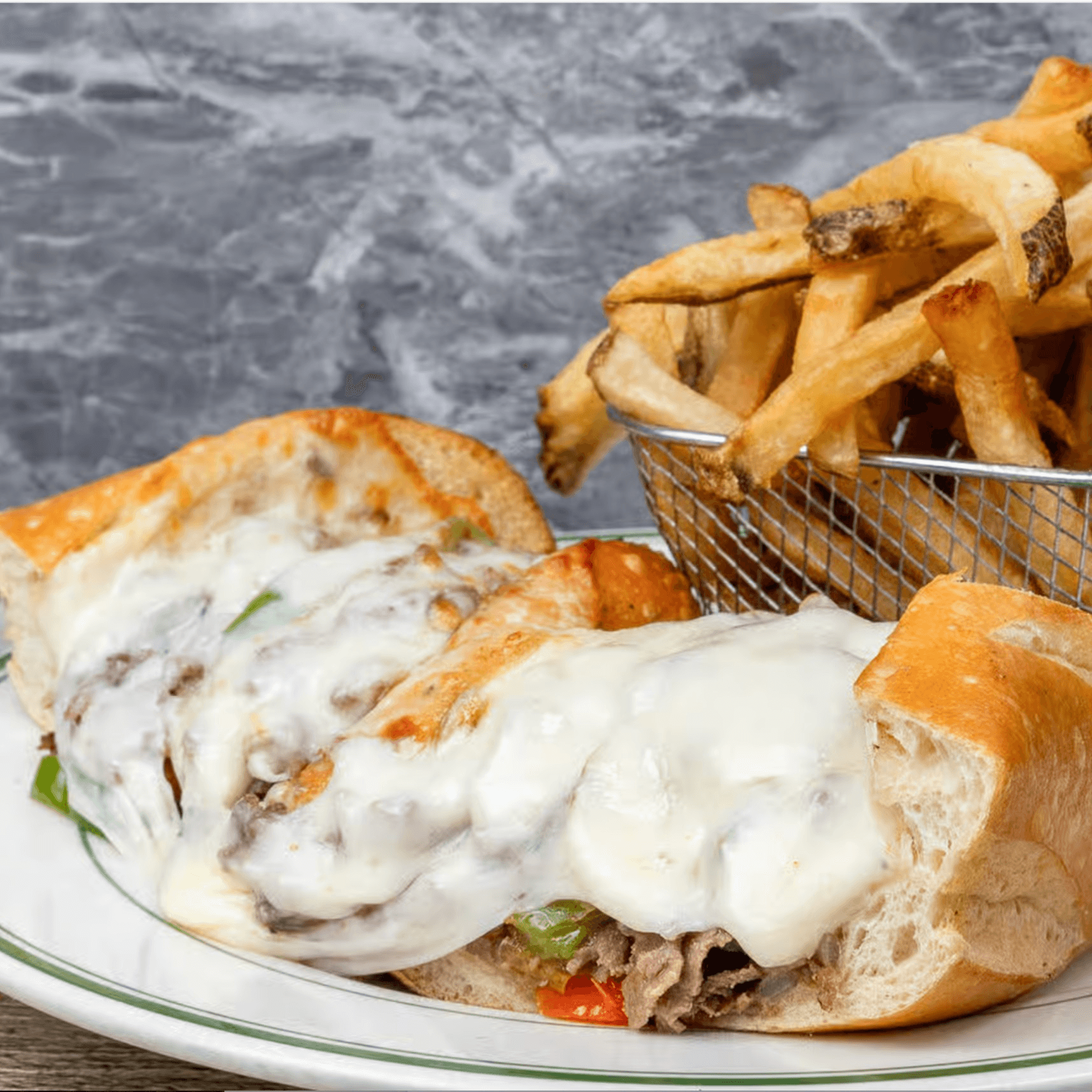 “Rocky III” Cheesesteak Sandwich.