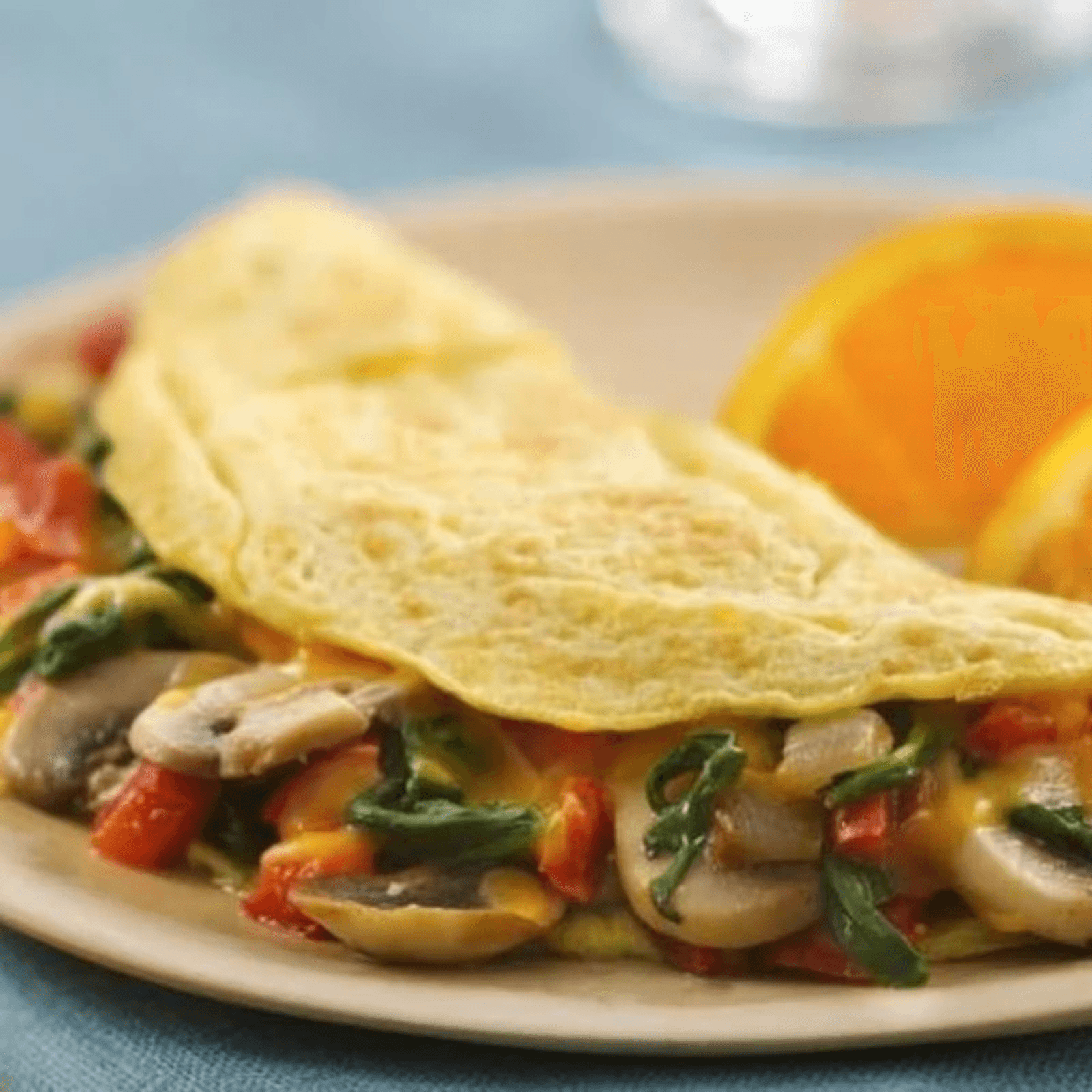 Veggie Delight Omelette.