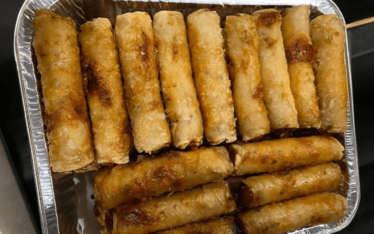 Golden Fried Egg Rolls