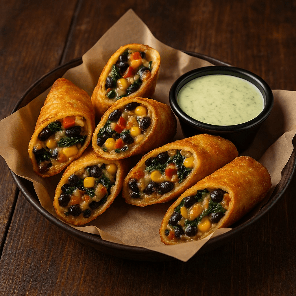 Southwest Chicken Eggrolls.