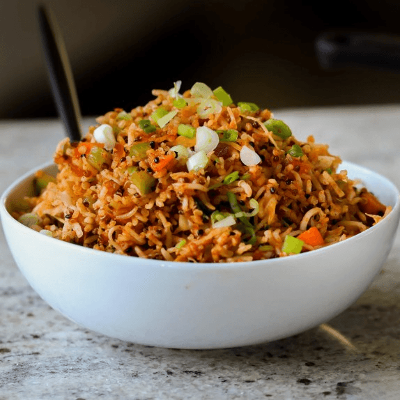 Veggie Fried Rice Sichuan.