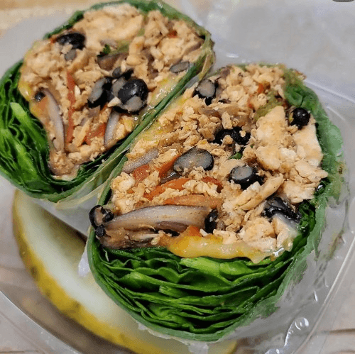 Fajita Salmon Wrap