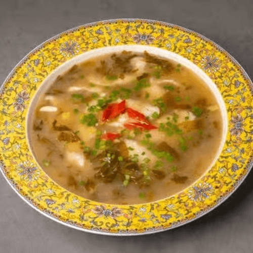 Boiled Fish with Pickled Cabbage and Chili / 酸菜鱼.