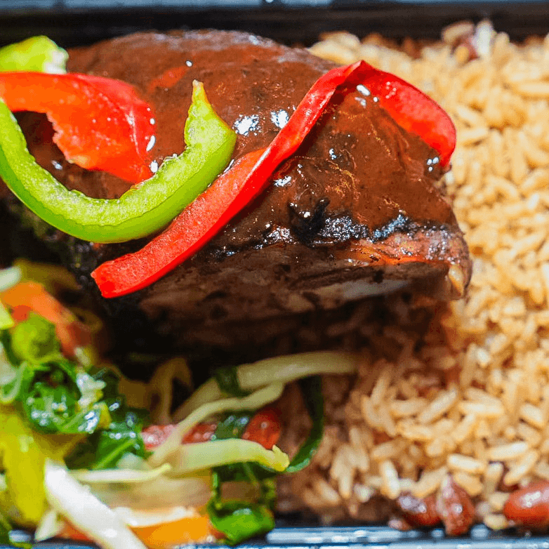 Lunch Special Jerk Chicken.