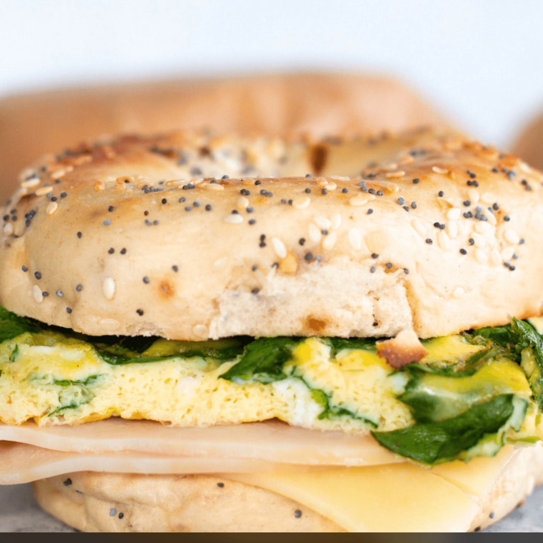 Egg n Cheese Bagel.