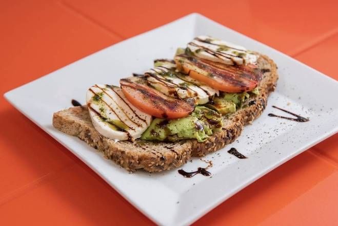 CAPRESE AVOCADO TOAST.