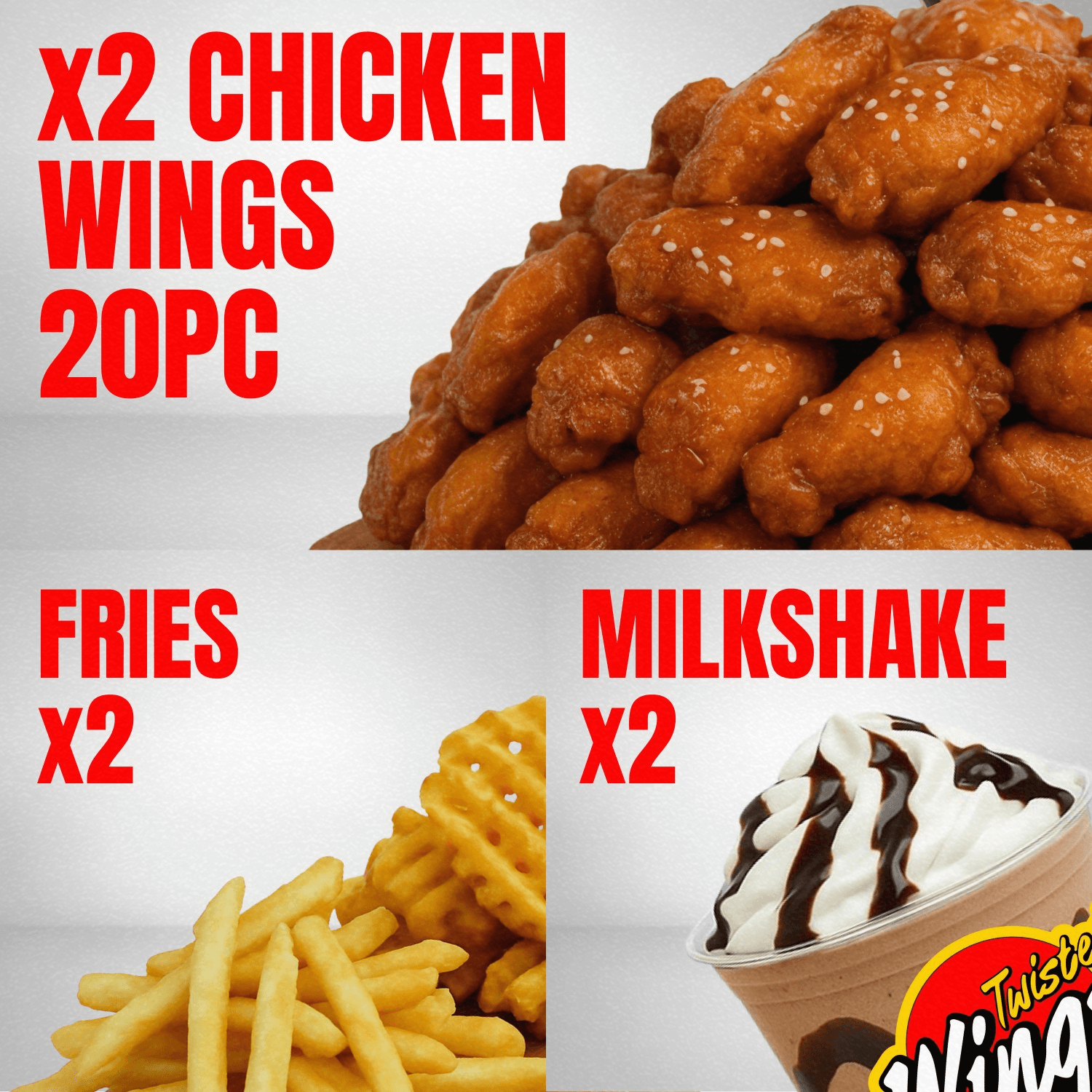 (x2) 20 PIECE BUNDLE.