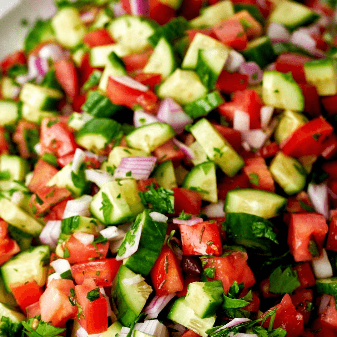 Cucumber salad.