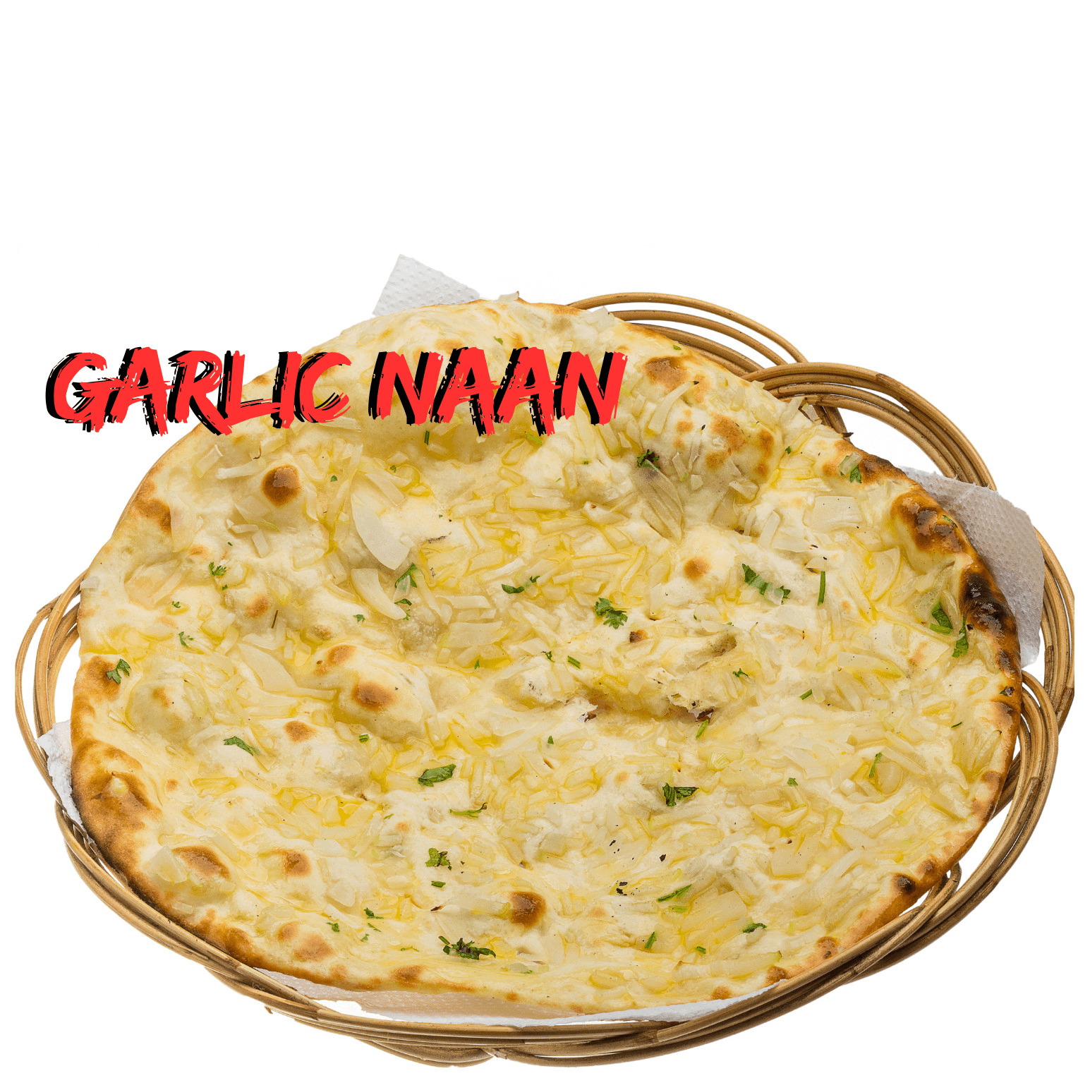 Garlic Naan Bread.