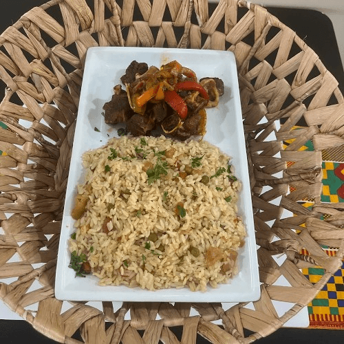 Fried Rice With Lamb.