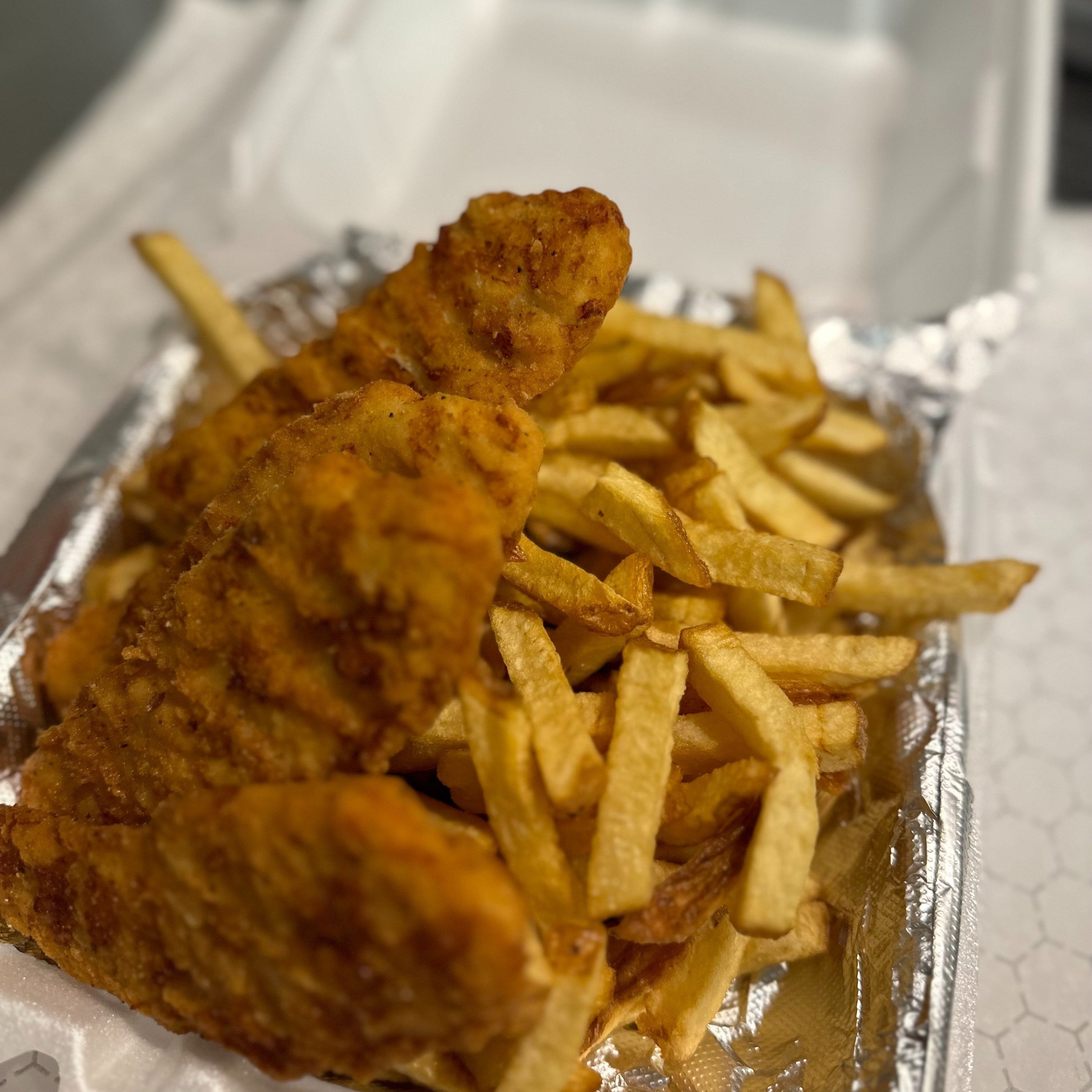 Chicken Tenders & Fresh Cut Fries.