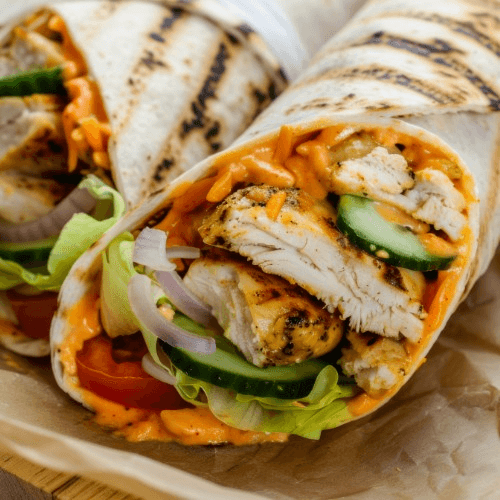 Buffalo Chicken Wrap.