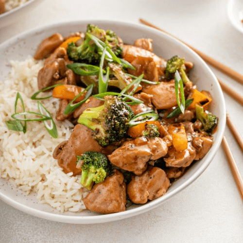 Chicken with Broccoli.