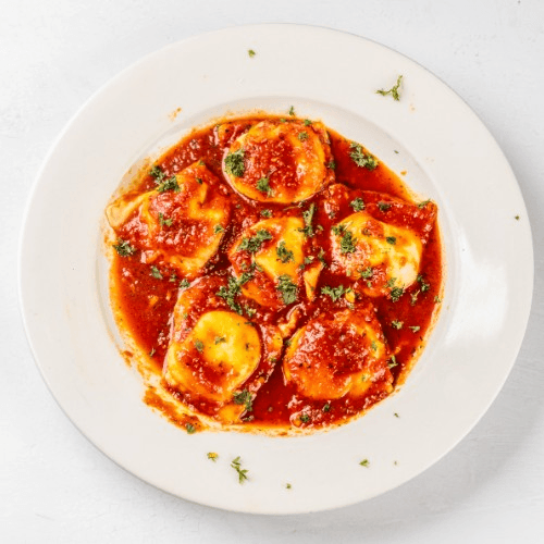 Ravioli  Pasta Tray.