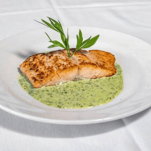 Salmon Alla Genovese.