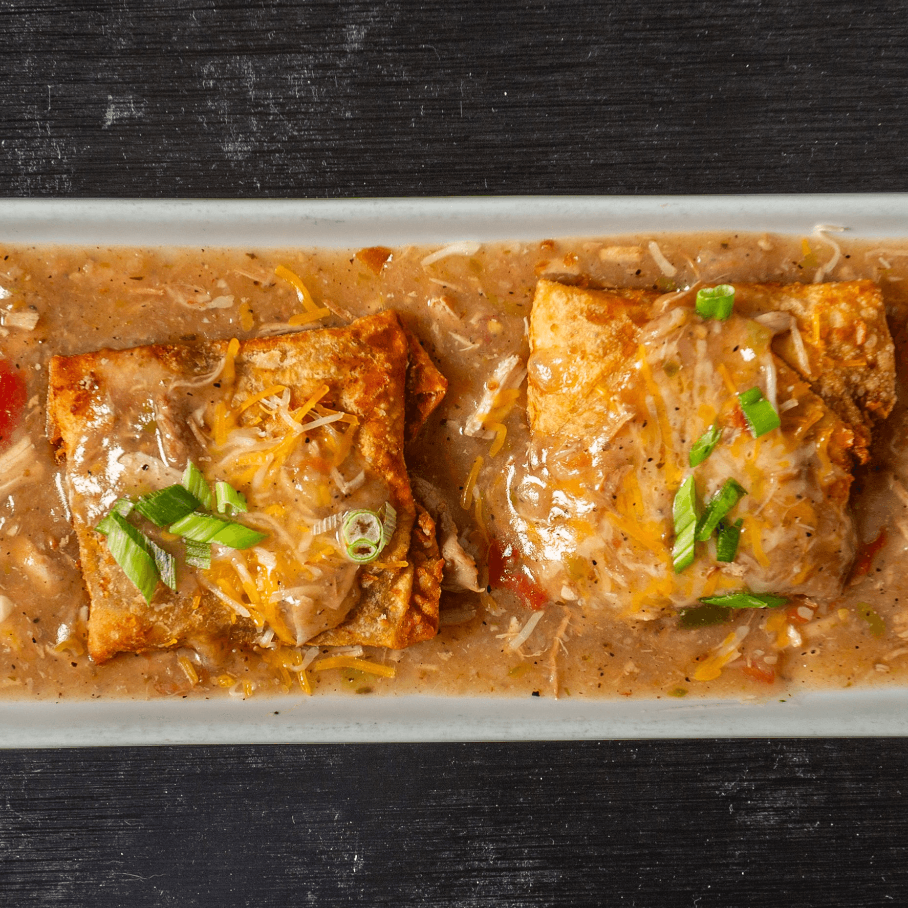 Chili Relleno Squares.