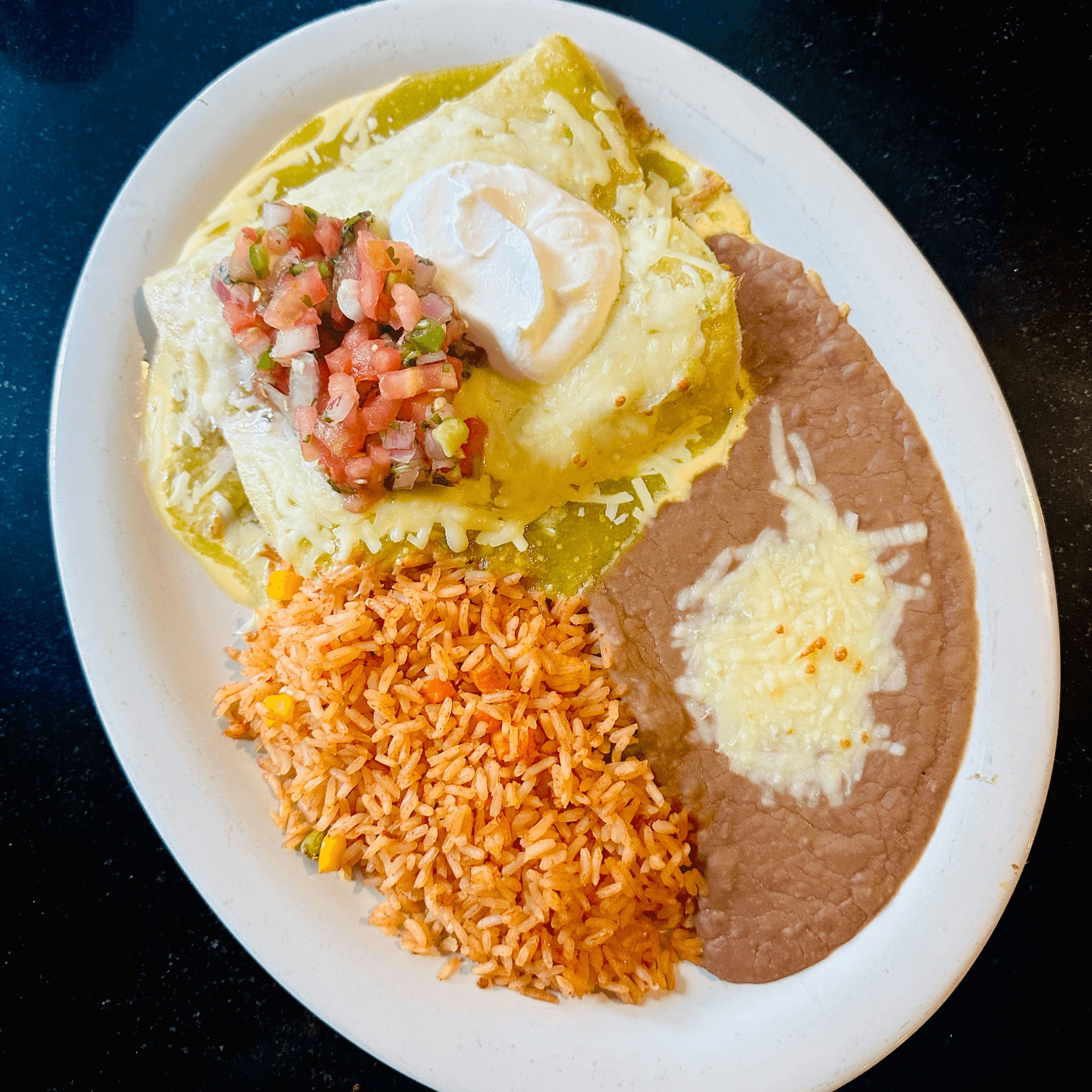 Green Enchiladas.