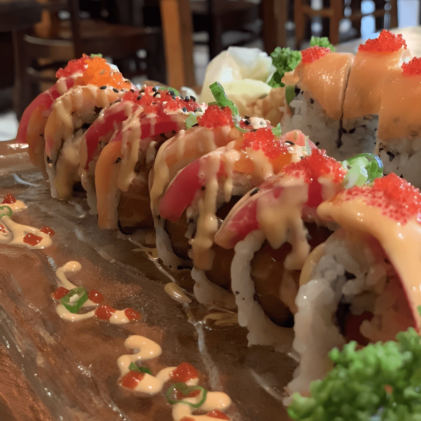 Introducing Our Exquisite Geisha Roll!  🍣 🍣 🍣