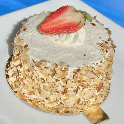 Strawberry Bavarian Cream Cake-Individual